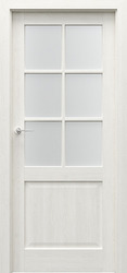 Klassieke Deur met Glas Wit